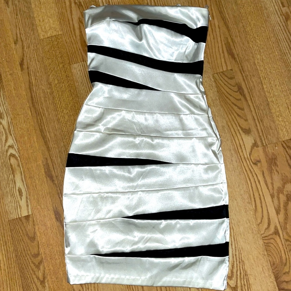Black and white dress